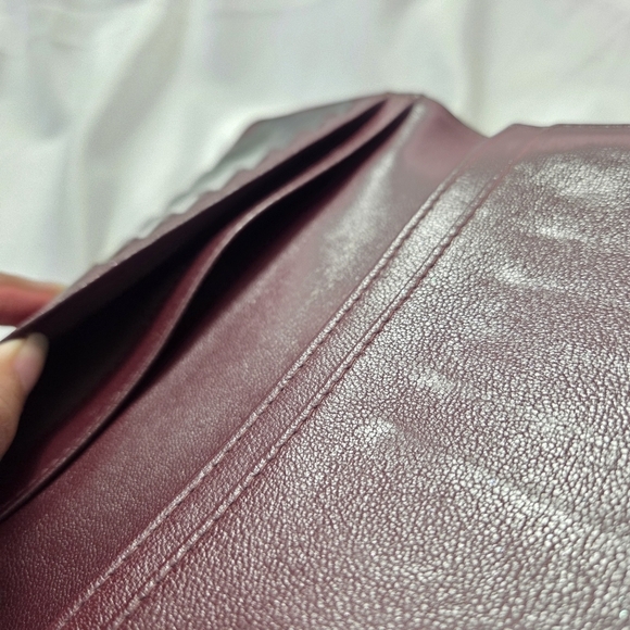 Authentic Chanel Pink Quilted Leather CC Logo Long Flap Wallet 22-Series - Picture 5 of 13